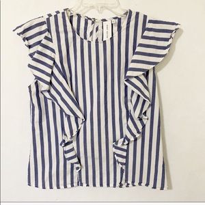 Anthropologie Guest Editor Ruffle Top. S